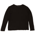 Top femeie Zara cu mânecă lungă UK 10 mic, negru, viscoză