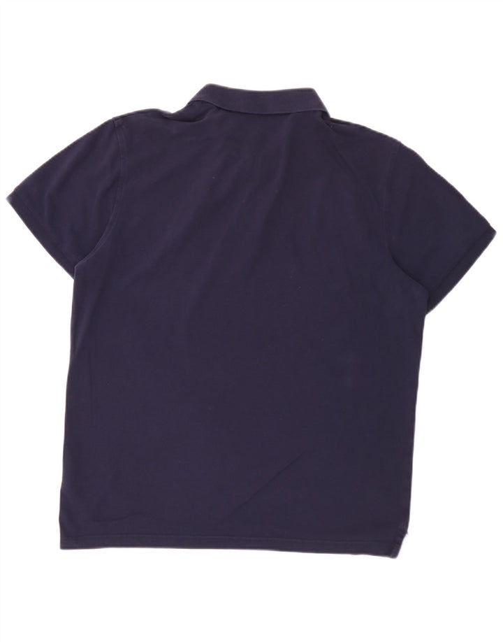 Tricou polo pentru bărbați Gant, mare, albastru bleumarin, bumbac