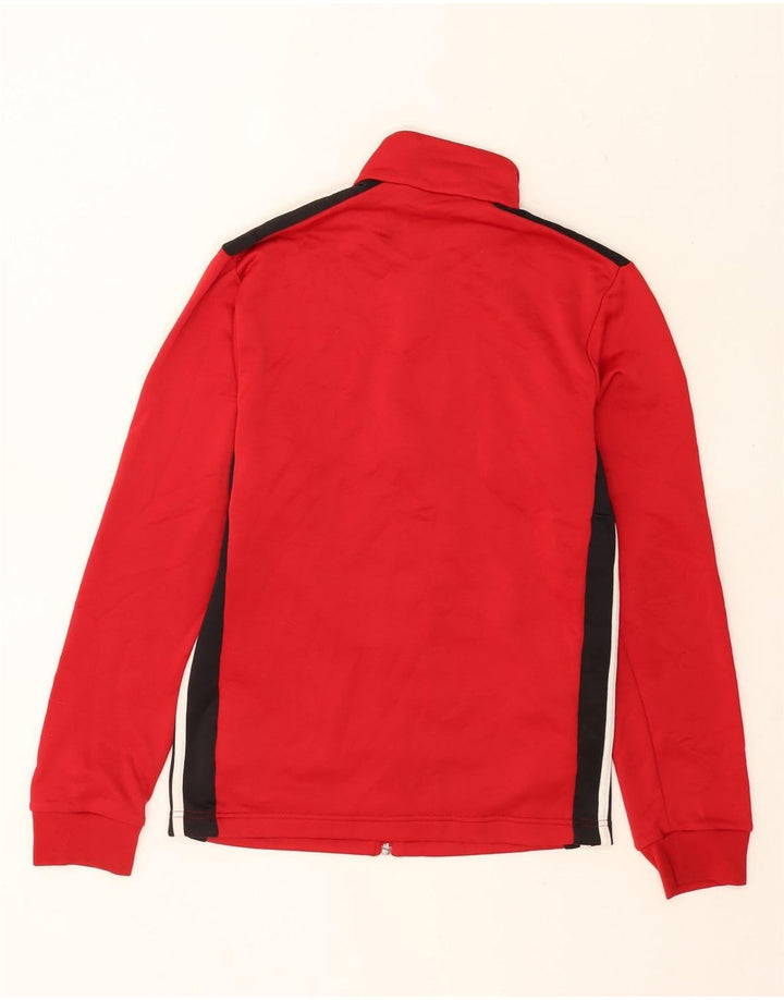 Jachetă de top pentru trening Adidas pentru bărbați, roșu, poliester color bloc