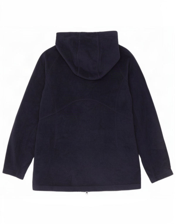 Jachetă fleece cu glugă Columbia pentru femei UK 14 Medium bleumarin poliester