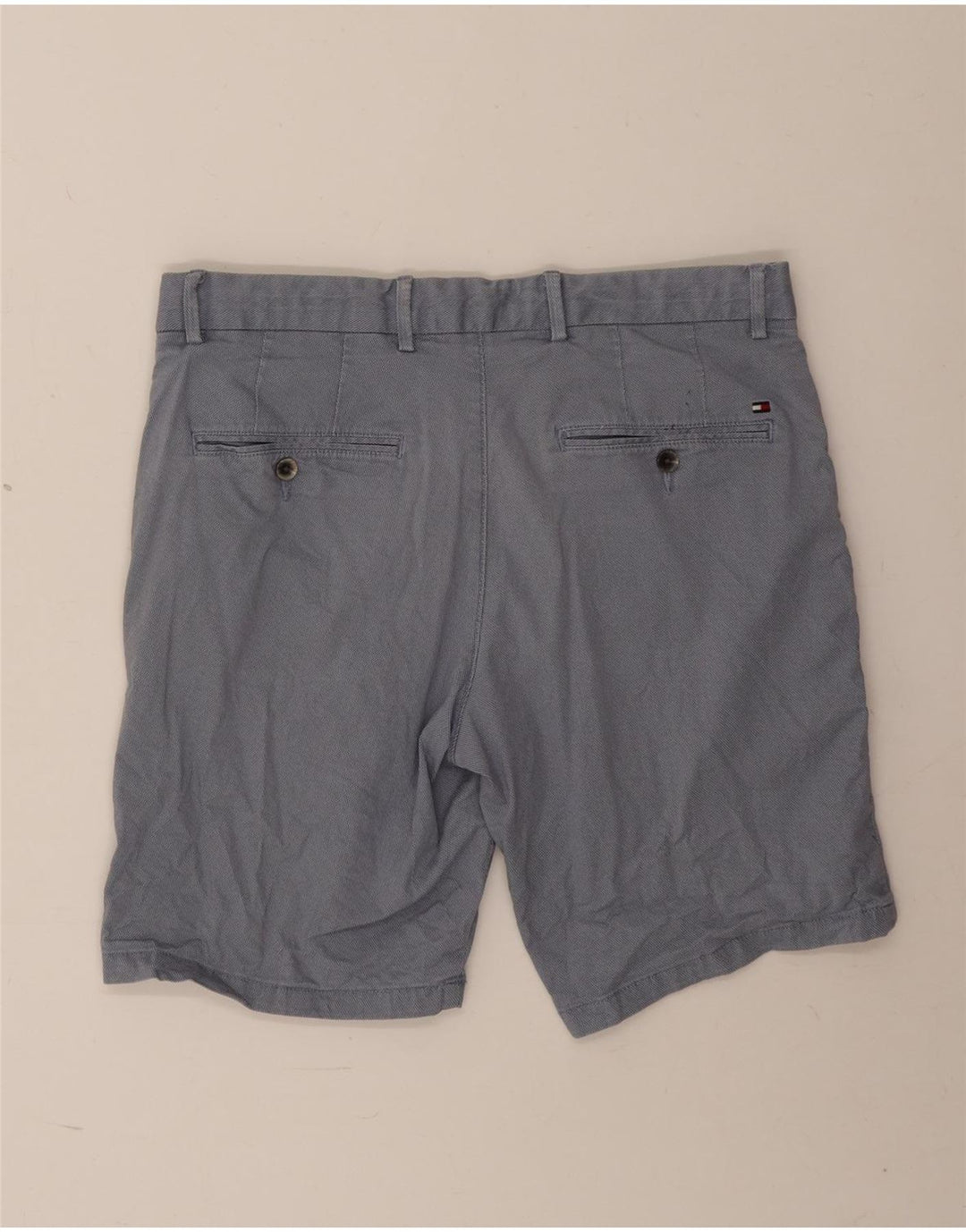 Pantaloni scurți chino Tommy Hilfiger pentru bărbați W33, bumbac albastru mediu