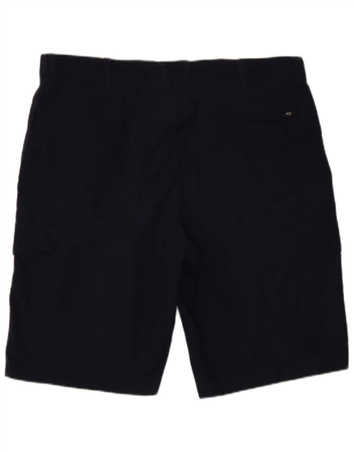Pantaloni scurți cargo pentru bărbați Marks & Spencer W38 XL, bumbac bleumarin