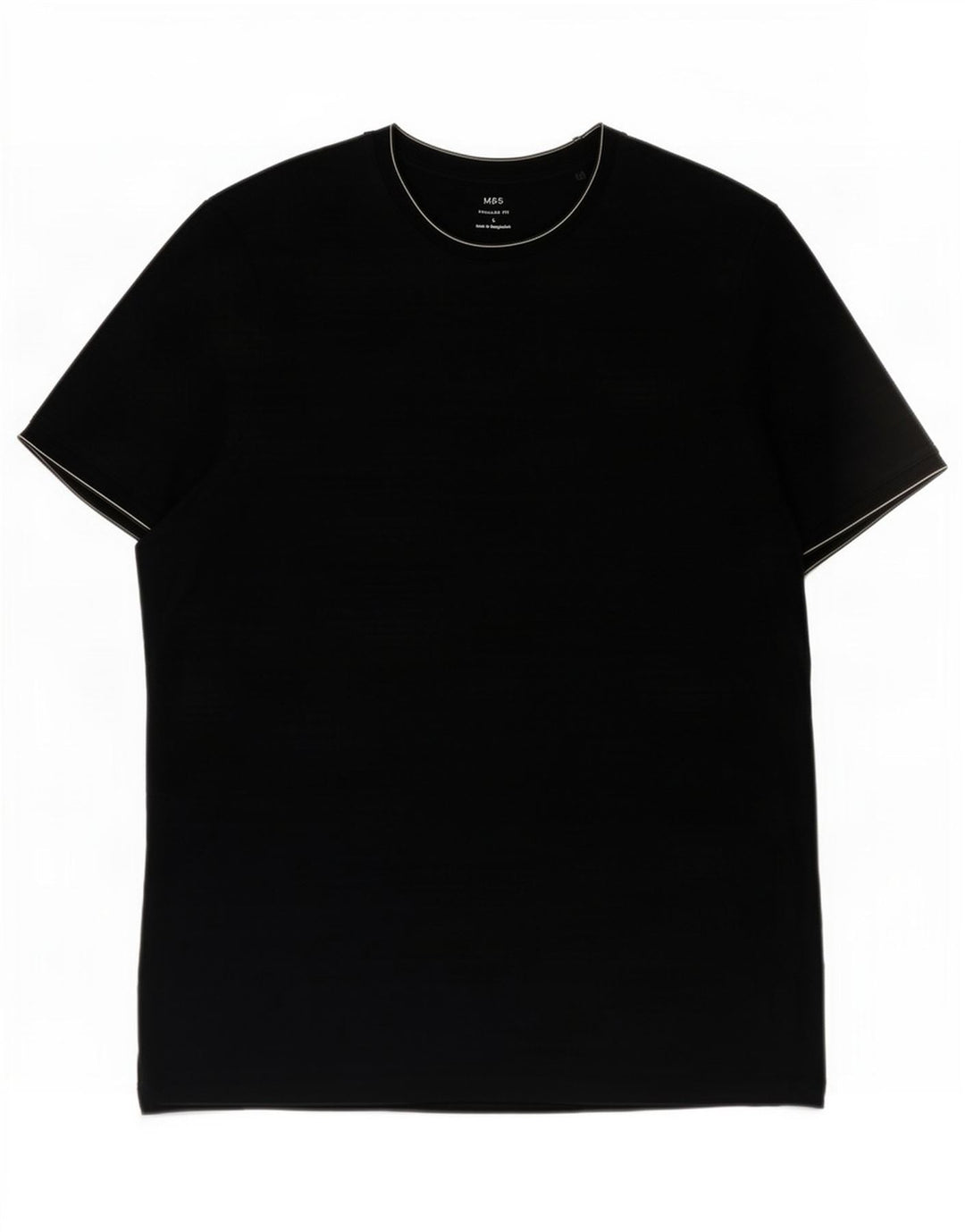 Tricou Marks & Spencer pentru bărbați, cu croiala normală, mare, bumbac, albastru bleumarin