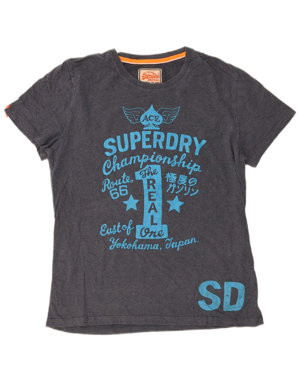 Tricou grafic pentru bărbați Superdry Top XL bumbac gri