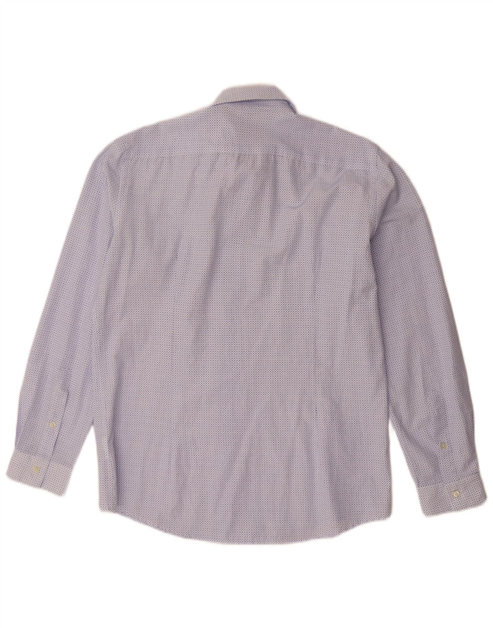 Cămașă pentru bărbați Liu Jo Slim Fit Mărimea 16 41 Mare Albastru Geometric