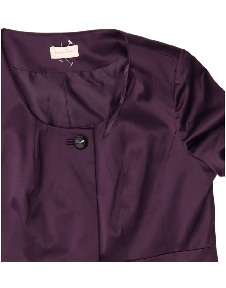Jachetă Bolero pentru femei Minuet, UK 18 XL, violet, poliester