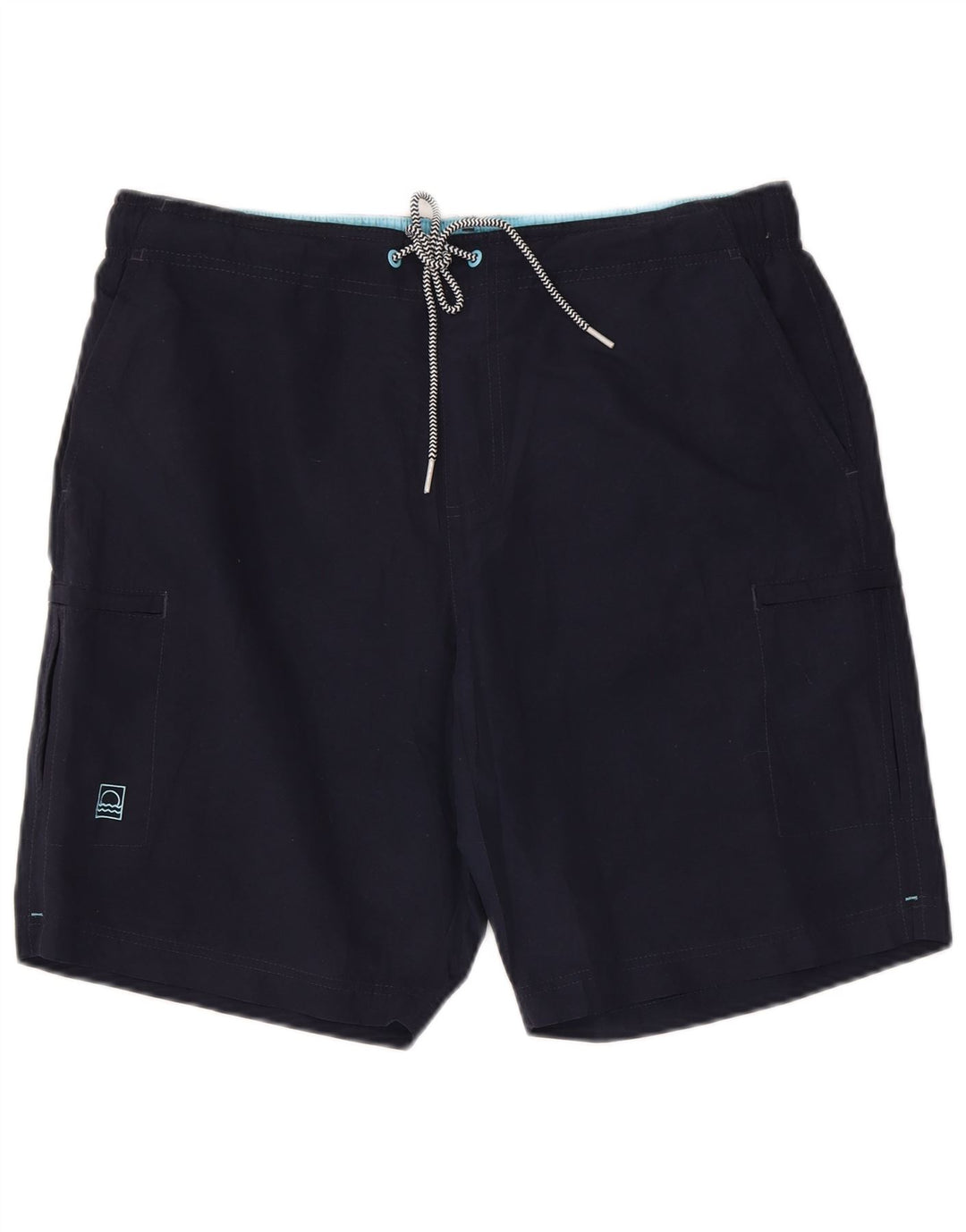 Pantaloni scurți de înot pentru bărbați Marks & Spencer, mari, albastru, poliester