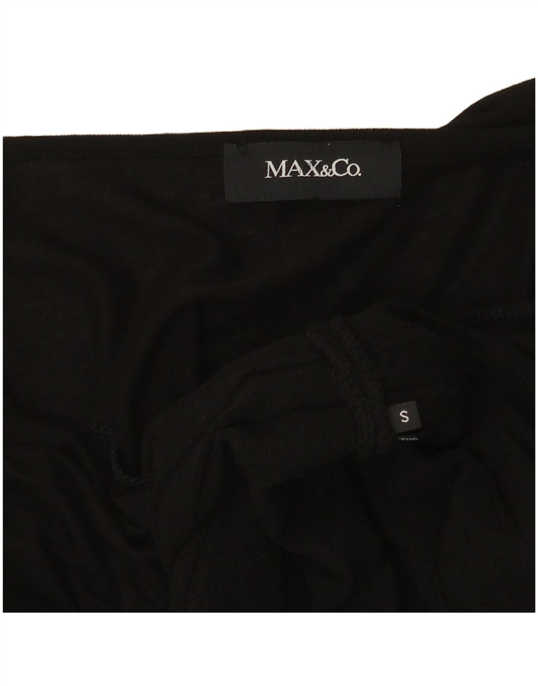 Max & Co. Rochie pentru femei cu mâneci 3/4, UK 8, neagră