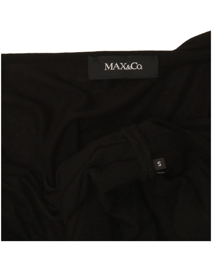 Max & Co. Rochie pentru femei cu mâneci 3/4, UK 8, neagră