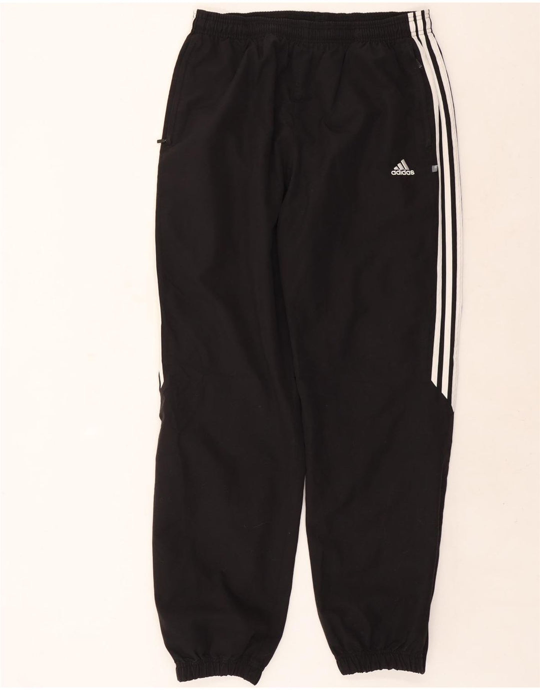 Pantaloni de trening pentru bărbați Adidas Pantaloni de jogging, mari, negru, poliester