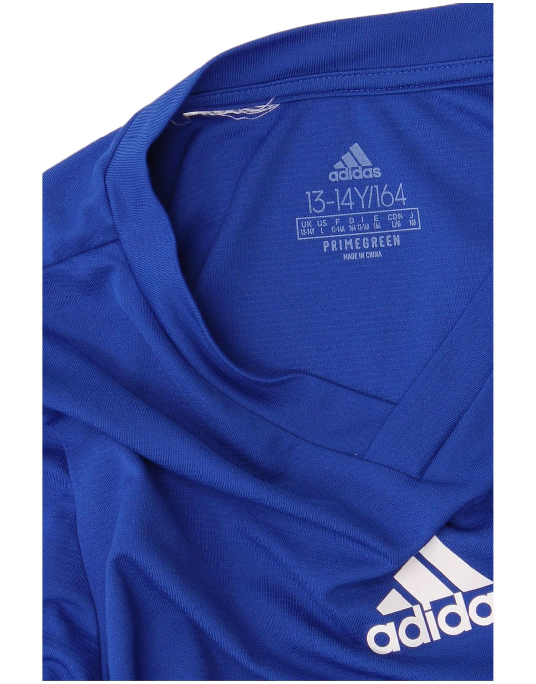 Adidas Băieți Aeroready Top cu mânecă lungă 13-14 ani, albastru