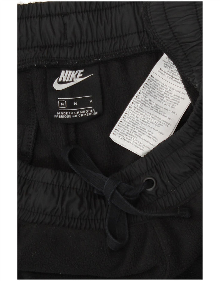 Pantaloni de trening din fleece Nike pentru femei Pantaloni de jogging UK 14 Poliester mediu negru
