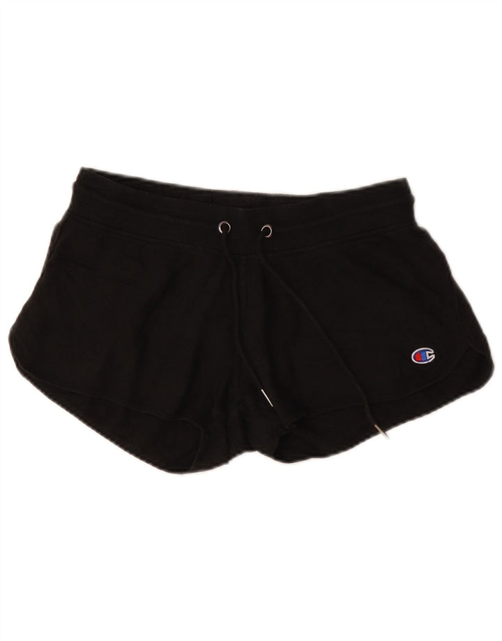 Pantaloni scurți sport Champion pentru femei UK 14 Medium Black Bumbac