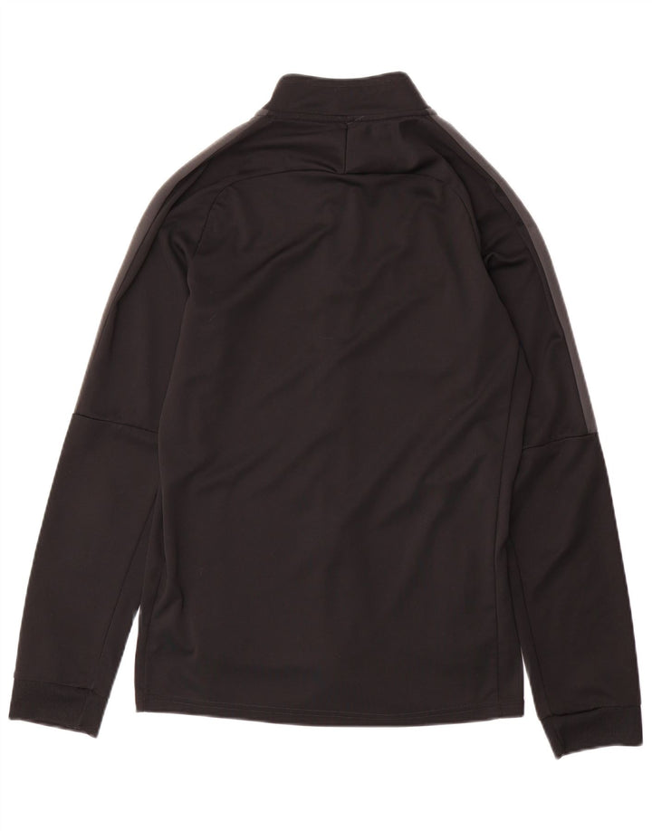 Jachetă de top pentru trening Nike Dri Fit pentru bărbați, poliester negru mic