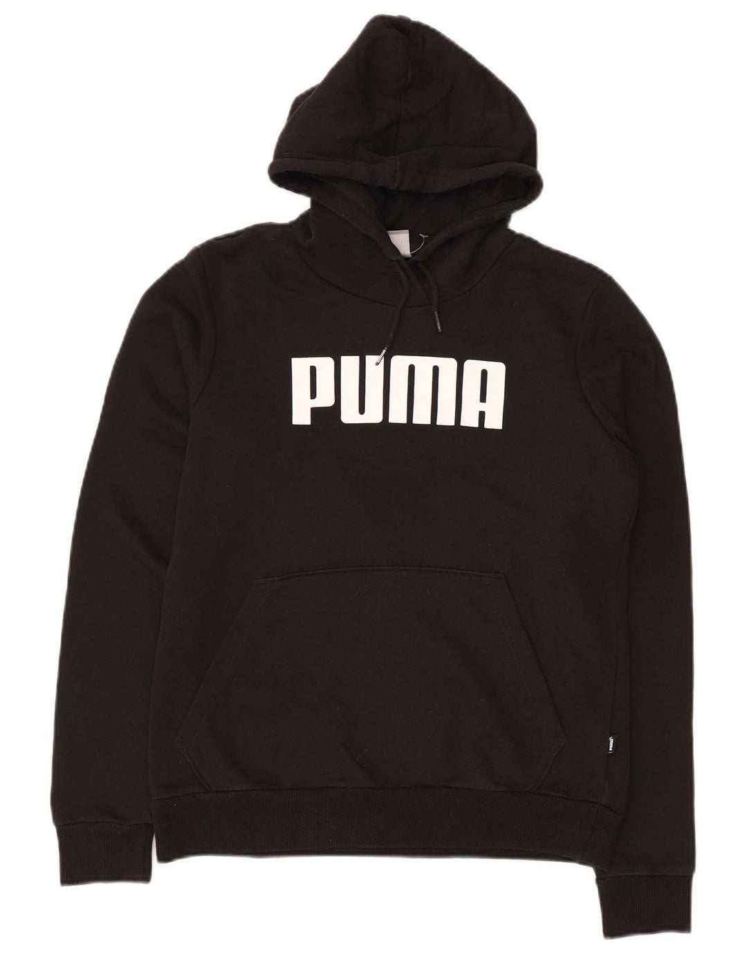 Pulover cu glugă grafic Puma pentru femei UK 12 Poliester mediu negru