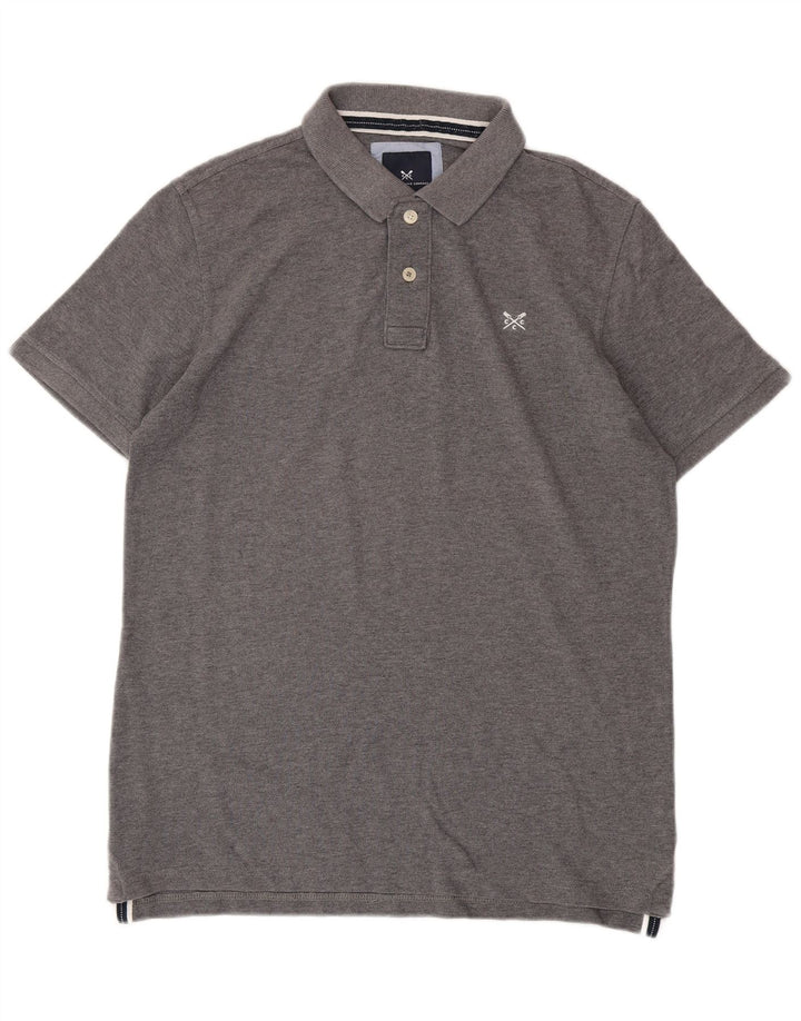Crew Clothing Tricou polo pentru bărbați Bumbac gri mic