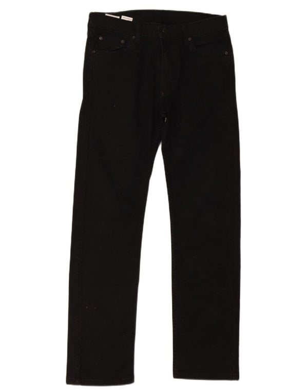 Blugi Levi's 513 Slim Straight pentru bărbați W30 L32 bumbac negru