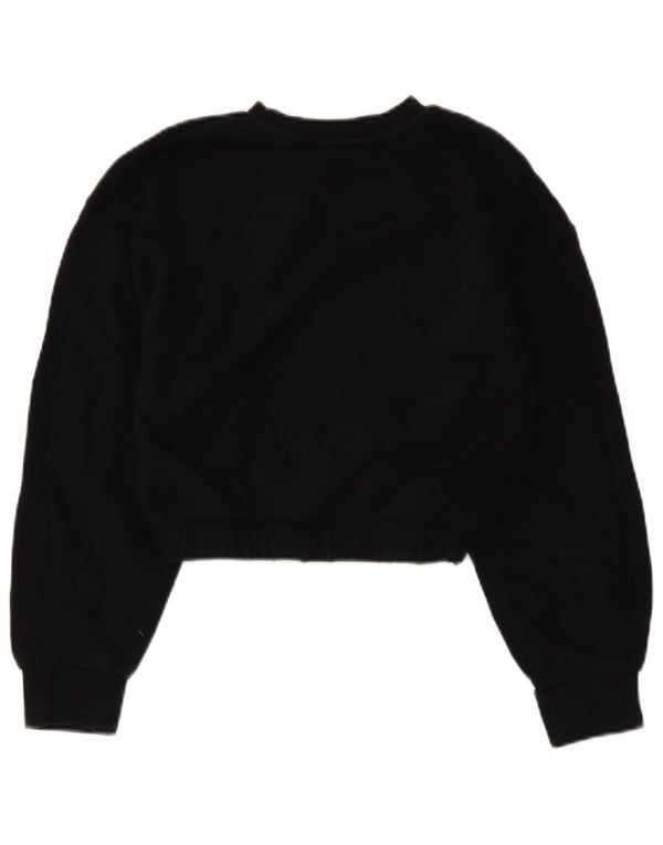 Pulover pentru damă Zara Crop Pulover UK 10 Bumbac negru mic