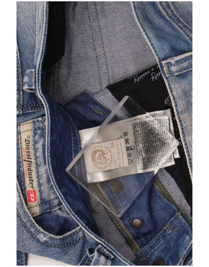 Pantaloni de jogging pentru femei Diesel Blugi subțiri W26 L29 Bumbac albastru