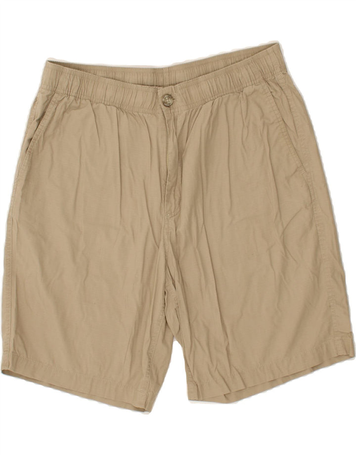 EDDIE BAUER Mens Chino Shorts XL W38 Beige Cotton Vintage Eddie Bauer and Second-Hand Eddie Bauer from Messina Hembry 