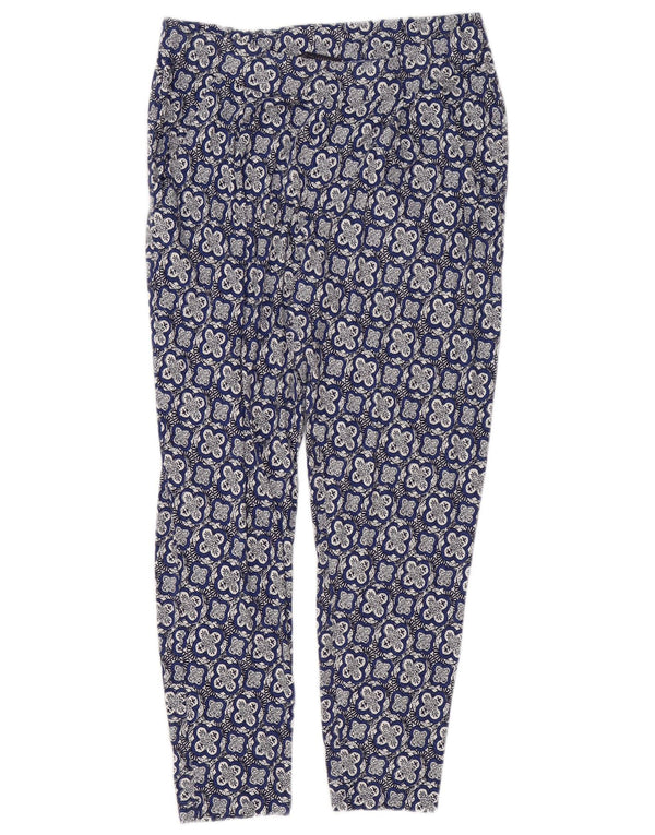 Leggings pentru femei Marks & Spencer UK 10 Small Blue Floral Viscose