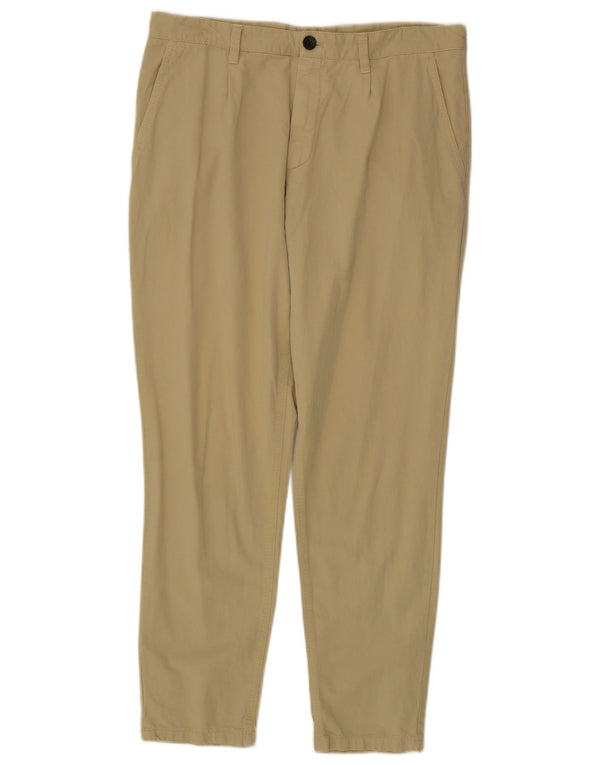 Pantaloni chino slim pentru bărbați Zara EU 40 Medium L31 L28 Bej Bumbac