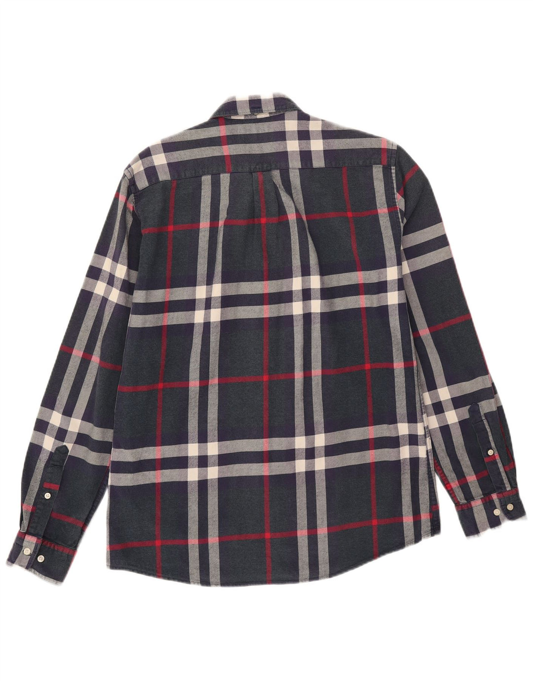 Cămașă de flanel pentru bărbați Barbour, croită, din bumbac carouri, albastru bleumarin