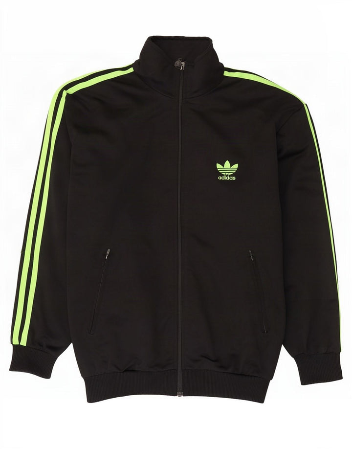 Jachetă de trening pentru bărbați Adidas, neagră medie
