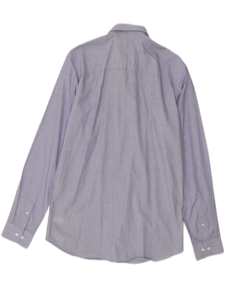 Cămașă Jack & Jones pentru bărbați, mărimea 40, bumbac albastru mediu