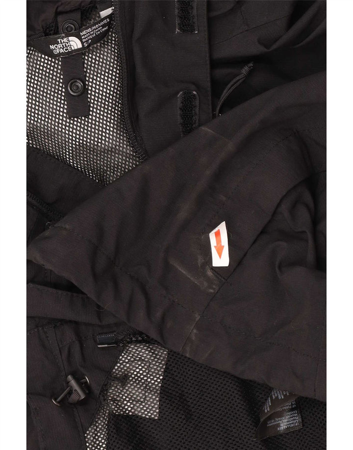 Jachetă de ploaie cu glugă The North Face pentru bărbați UK 36 Small Black Nylon