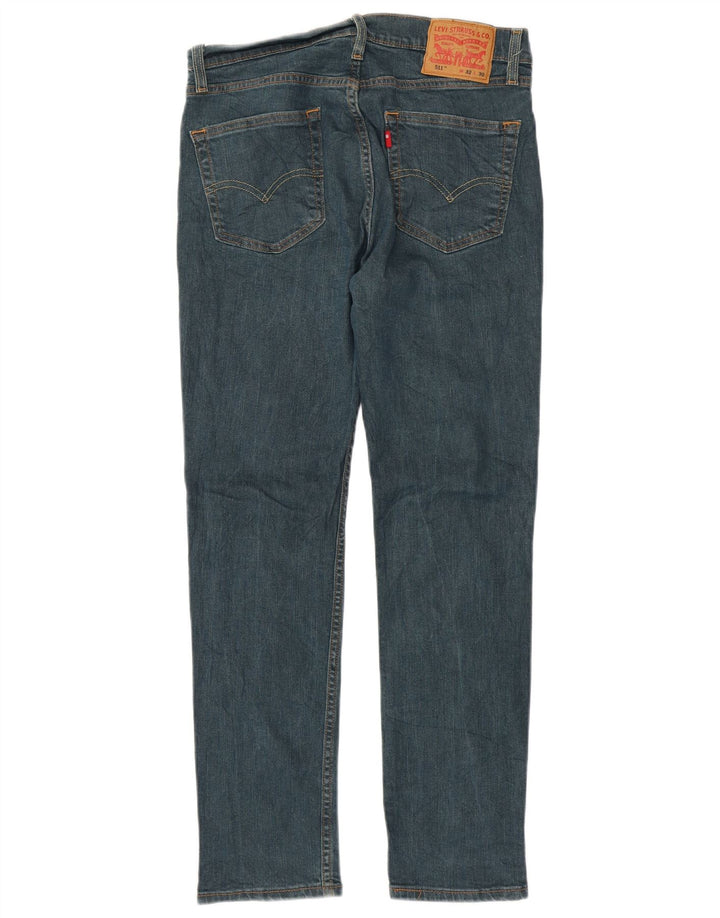 Blugi pentru bărbați Levi's 511 Slim W32 L30 Bumbac bleumarin