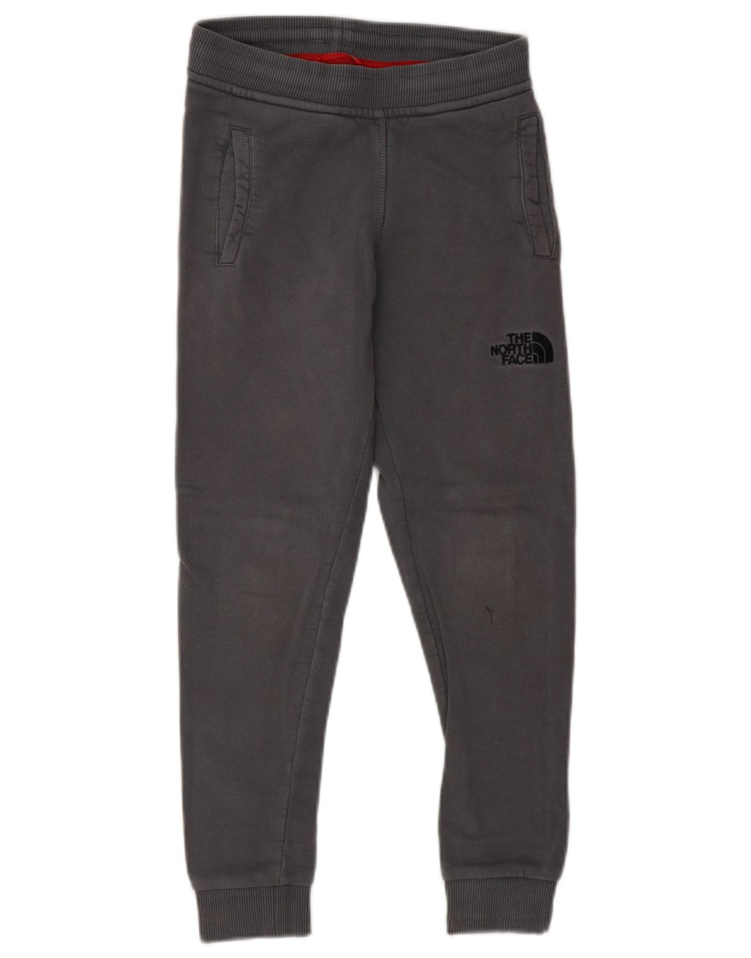 Pantaloni de trening The North Face pentru baieti Joggeri 7-8 ani mic bumbac gri