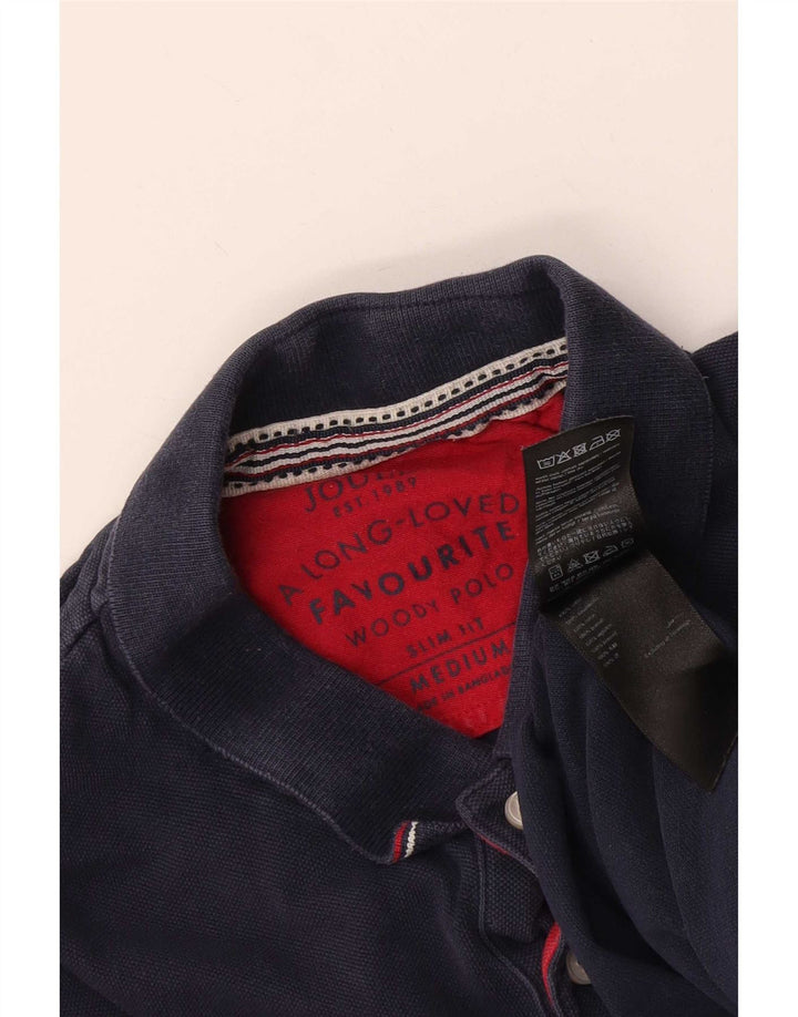 Cămașă polo pentru bărbați Joules Slim Fit, bumbac mediu albastru bleumarin