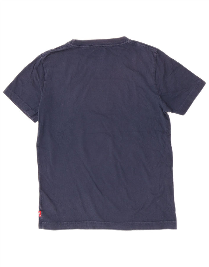 Tricou cu grafică obișnuită pentru băieți Levi's Top 9-10 ani Bumbac bleumarin