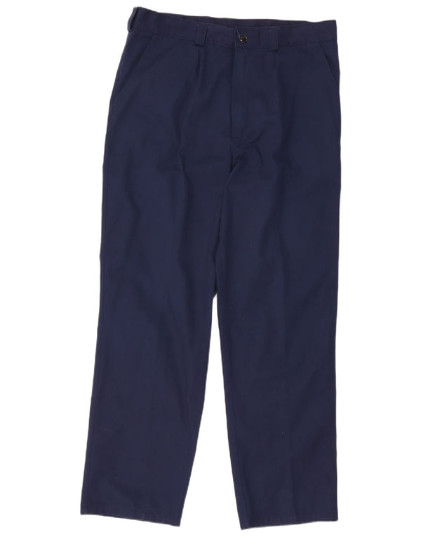 Pantaloni chino drepți pentru bărbați Dickies W36 L30 bumbac bleumarin