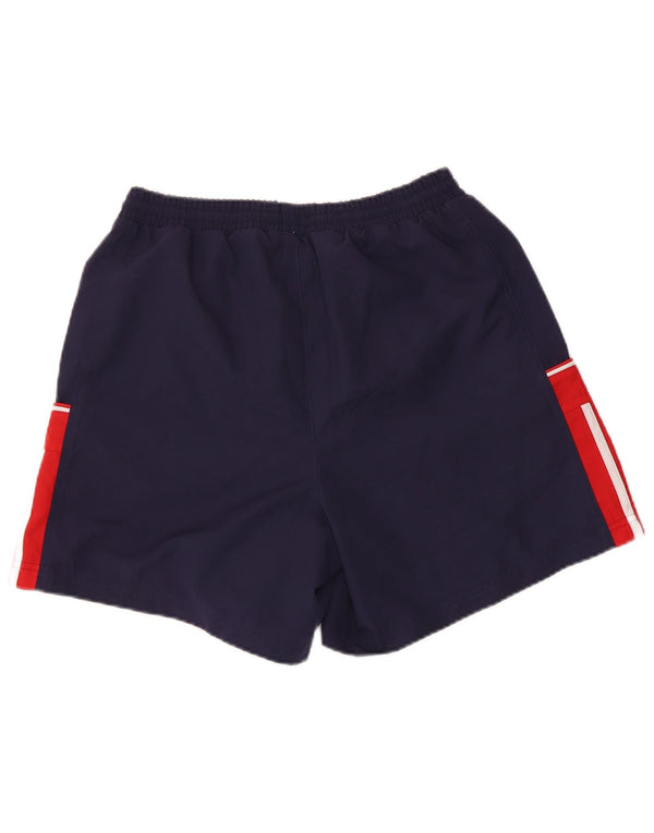 Pantaloni scurți sport Adidas pentru bărbați, medii, bleumarin, poliester color bloc