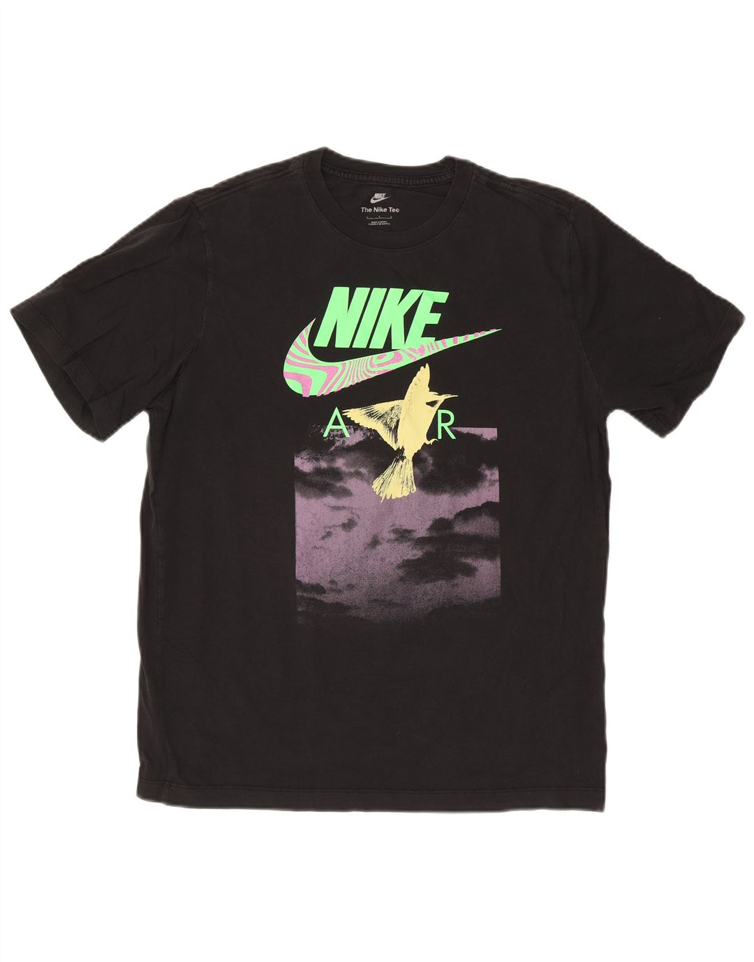 Tricou grafic Nike pentru bărbați Top mare din bumbac negru