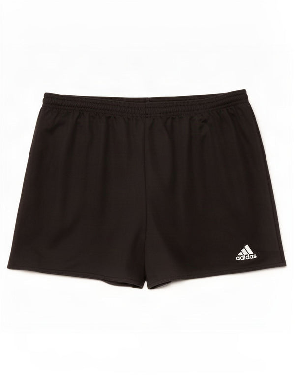 Pantaloni scurți sport Climalite Adidas pentru femei UK 20/22 XL poliester negru