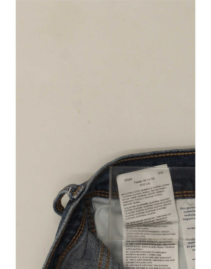 Blugi drepti obișnuiți Wrangler pentru bărbați W42 L27 Bumbac albastru