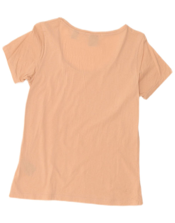 Maison Scotch Tricou pentru femei Top UK 10 Small Beige Bumbac