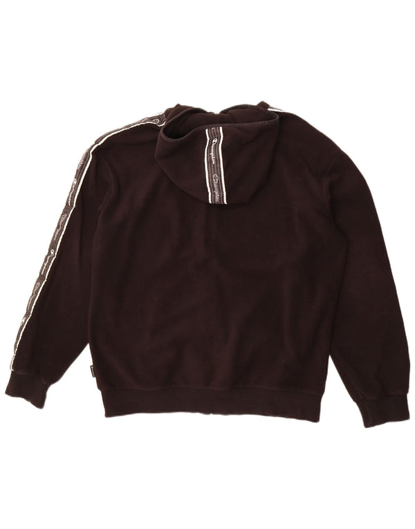 Jachetă fleece cu glugă pentru bărbați Champion UK 42 XL Negru