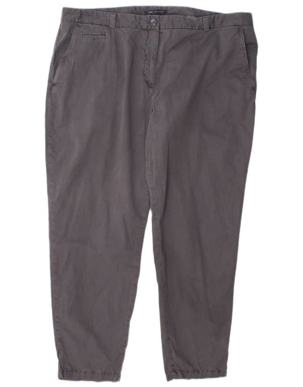 Pantaloni chino subțiri pentru femei Marks & Spencer UK 20 2XL W42 L28 bumbac gri