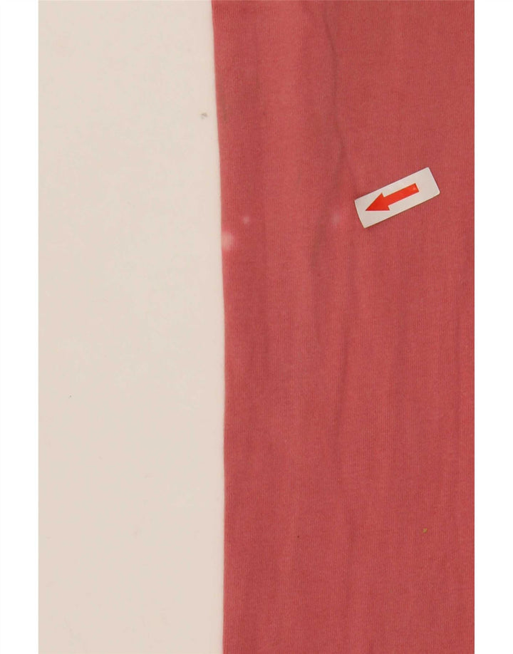 Leggings pentru femei Adidas UK 12, bumbac roz mediu
