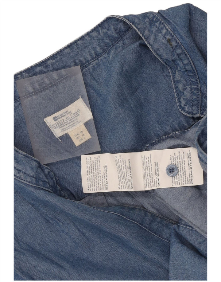 Cămașă supradimensionată cu mânecă scurtă pentru femei Mountain Warehouse UK 10 Small Blue