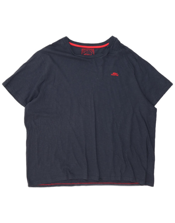 Tricou pentru bărbați Weird Fish Top 5XL Bumbac bleumarin