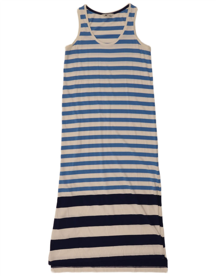 VINEYARD VINES Rochie tricou fără mâneci pentru femei UK 10 Small Blue Striped