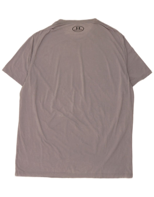 Tricou grafic pentru bărbați UNDER ARMOUR Heat Gear Top XL gri