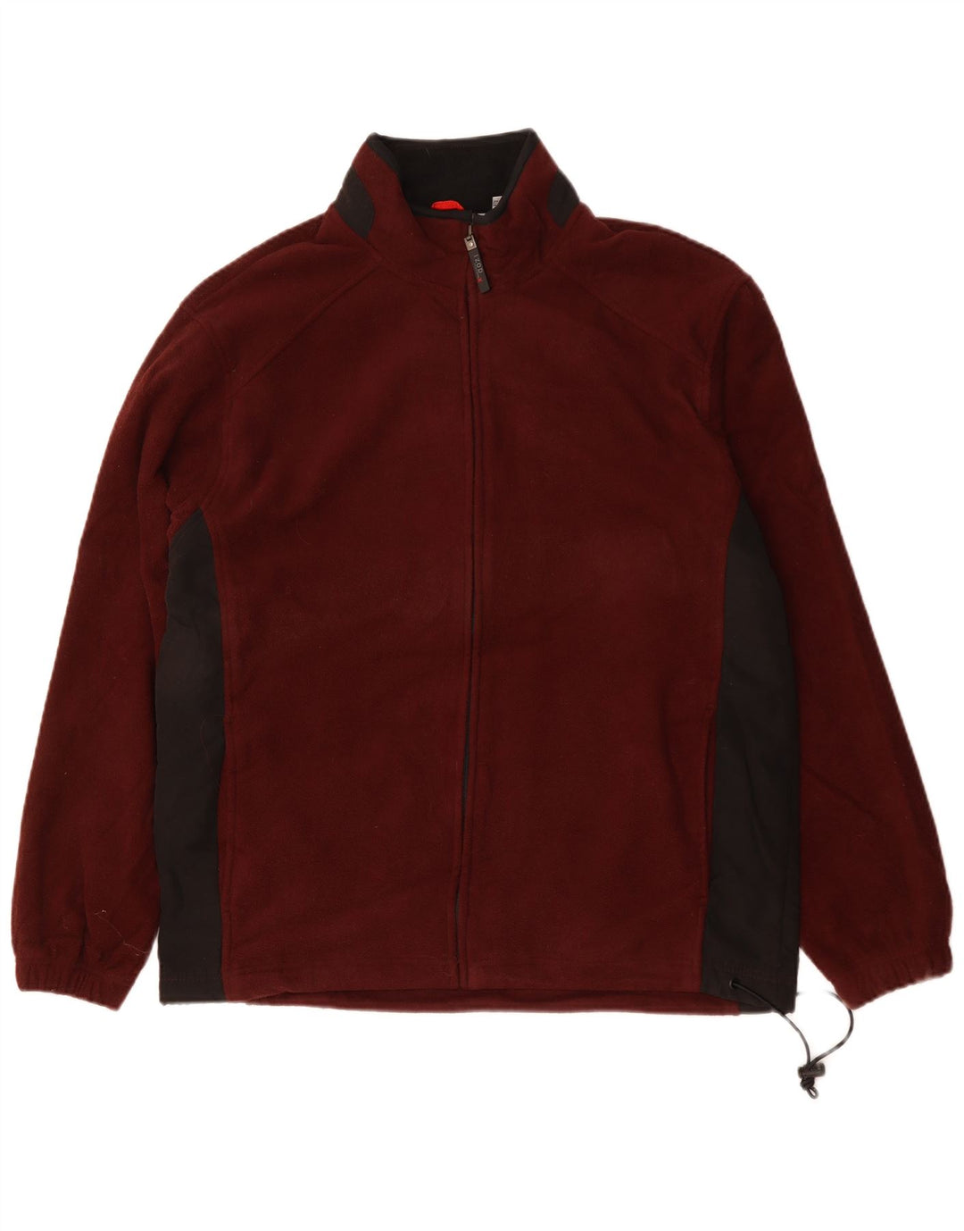 Jachetă fleece pentru bărbați Izod UK 40 Maroon Colorblock Poliester