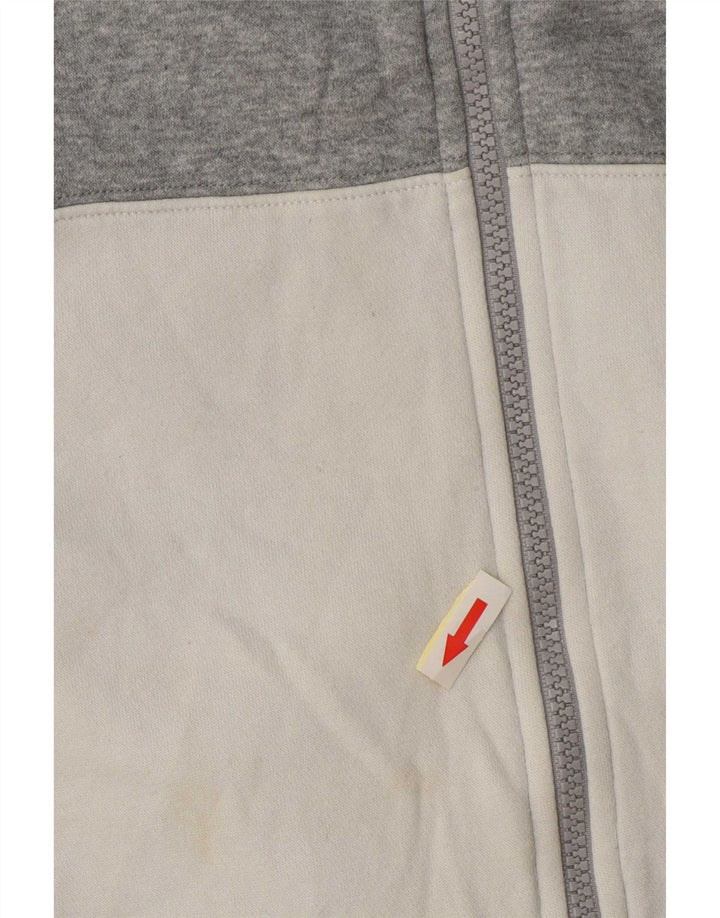 Jachetă de trening Nike pentru bărbați, bumbac color bloc, gri mediu