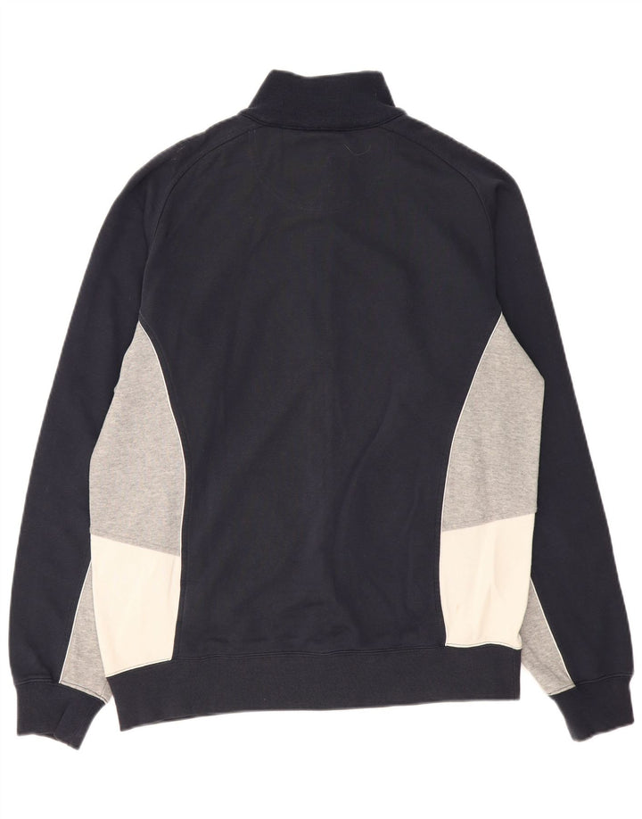 Jachetă de trening pentru bărbați CHAMPION, XL, albastru bleumarin, bumbac color bloc